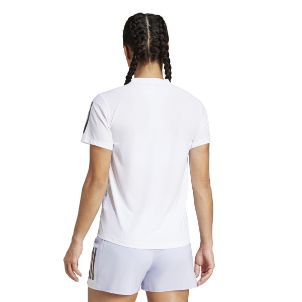 adidas Own the Run CLIMACOOL Camiseta - White/Violet Tone