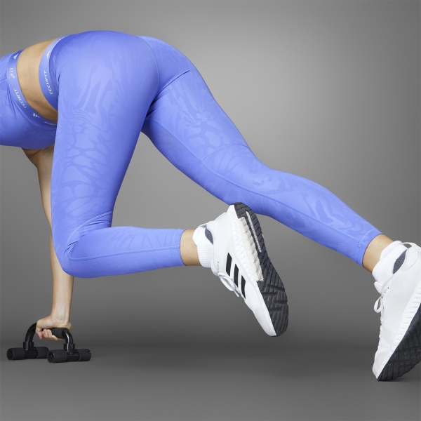 adidas TechFIT Printed 7/8 Tights - Semi Cobalt Blue
