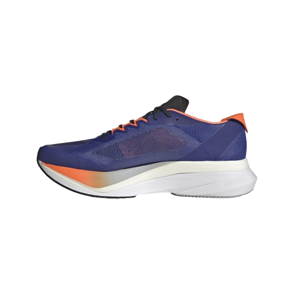 adidas adizero Boston 12 - Lucid Blue/FTWR White/Impact Orange