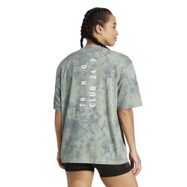 adidas Club Graphic T-Shirt - Wonder Silver