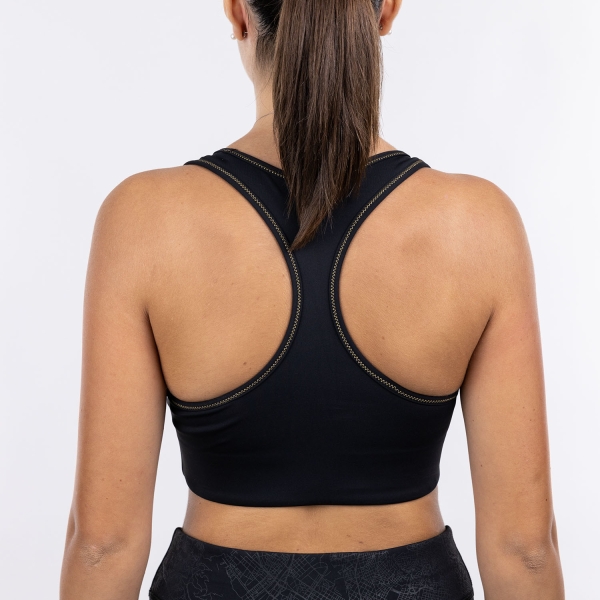 Joma R-Night Logo Reggiseno Sportivo - Black