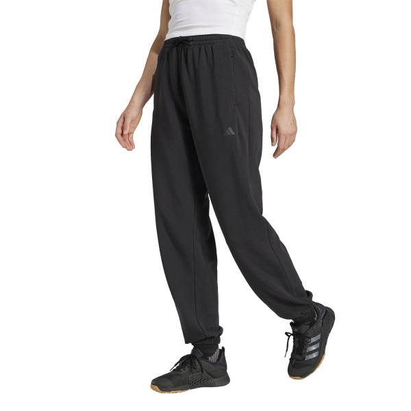 Pants e Tights Fitness e Training Donna adidas D4T Knit Pantaloni  Black JP2644