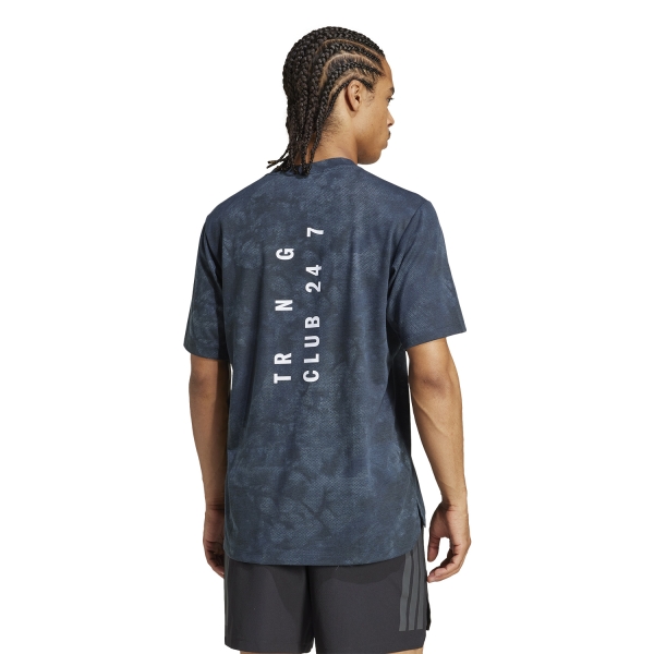 adidas Power Graphic T-Shirt - Aurora Ink/Black