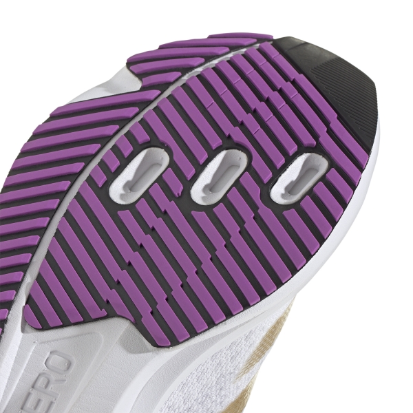 adidas adizero SL 2 - FTWR White/Gold Metal/Purple Burst