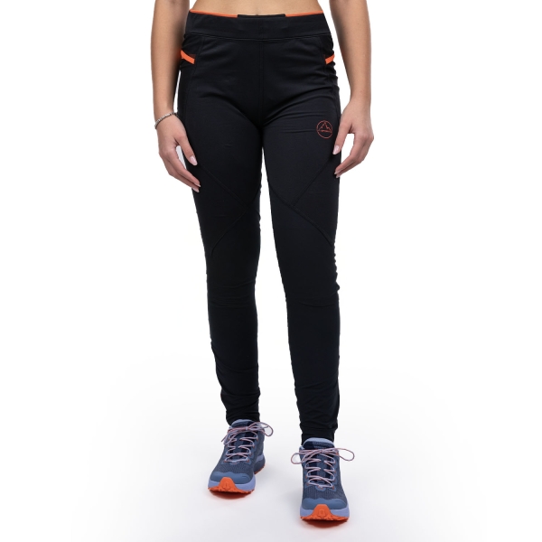 Pantaloni e Tights Trail Running Donna La Sportiva Primal Pantaloni  Black/Cherry Tomato Q21999322