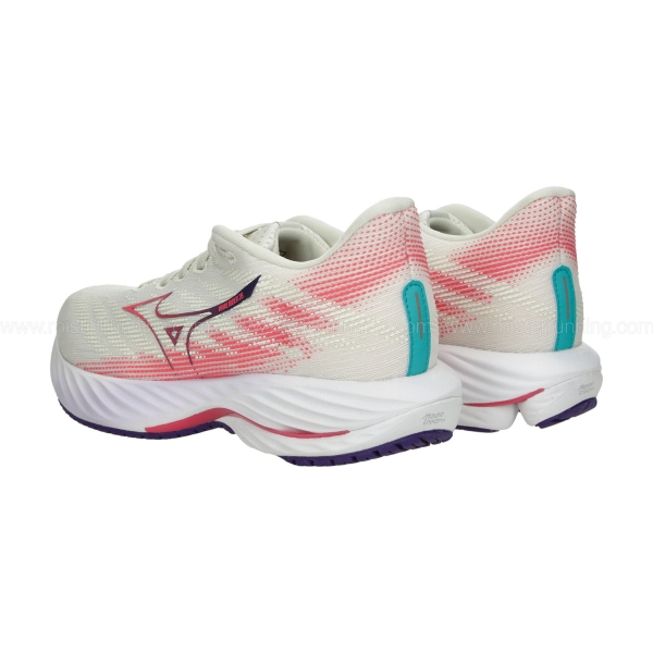 Mizuno Wave Rider 28 - Snow White/Camelia Rose/Vintage Indigo