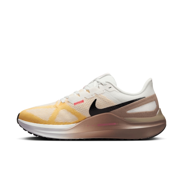 Nike Air Zoom Structure 25 - Summit White/Black/Mink Brown