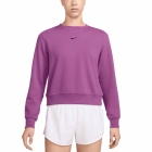 Nike Dri-FIT One Crew Sweatshirt - Hot Fuchsia/Black