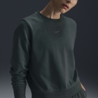Nike Dri-FIT One Crew Sweatshirt - Vintage Green/Black