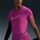 Nike One Swoosh Logo Camiseta - Hot Fuchsia/Beyond Pink