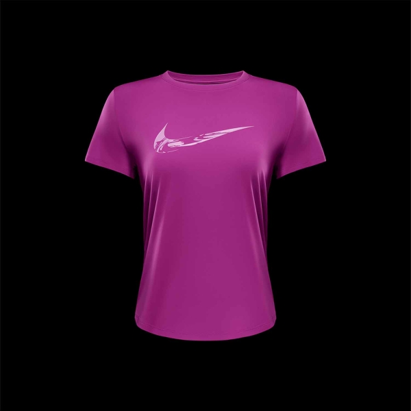 Nike One Swoosh Logo Camiseta - Hot Fuchsia/Beyond Pink