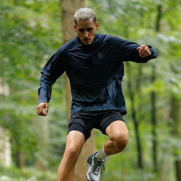Scott Endurance Anorak Chaqueta - Dark Blue/Metal Blue