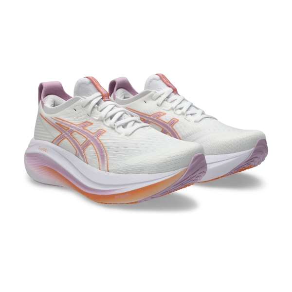 Asics Gel Nimbus 27 - White/Light Ube