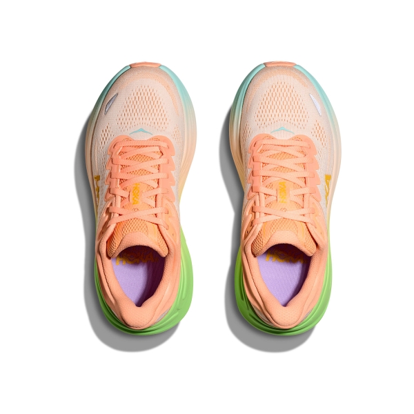 Hoka Bondi 9 - Frost/Pale Tangerine