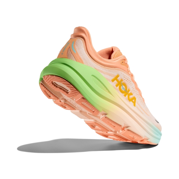Hoka Bondi 9 - Frost/Pale Tangerine