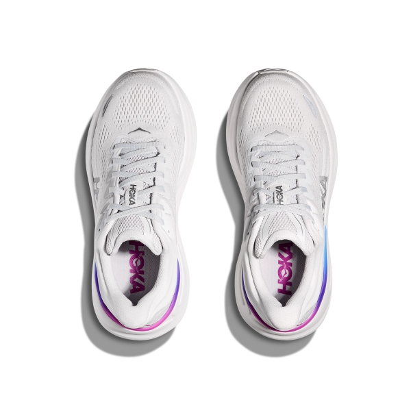 Hoka Bondi 9 Wide - Cosmic Grey/White