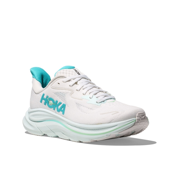 Hoka Clifton 10 - White/Cielo Blue