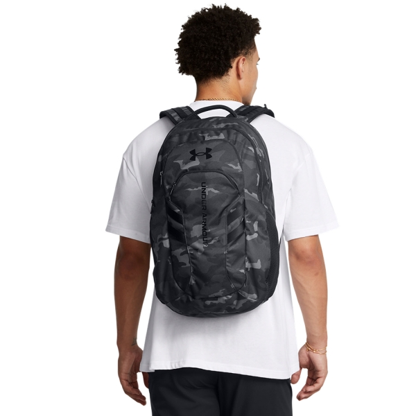 Under Armour Hustle 6.0 Pro Mochila - Black/Grey