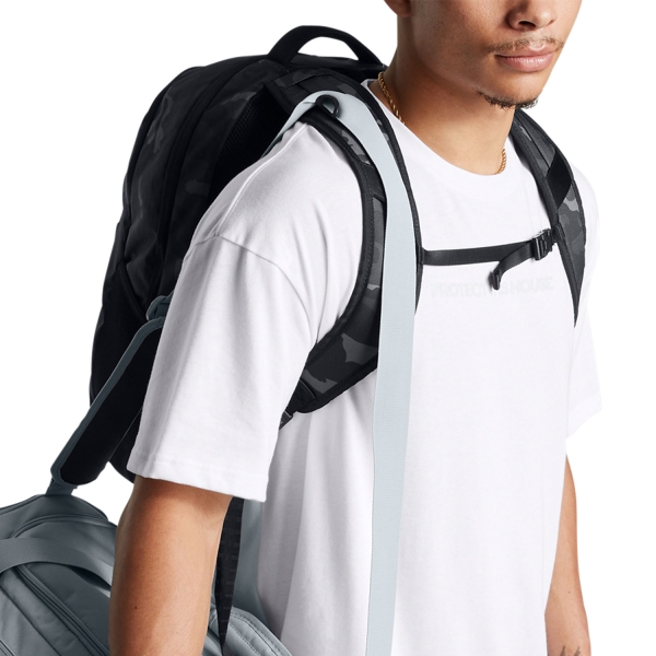 Under Armour Hustle 6.0 Pro Mochila - Black/Grey