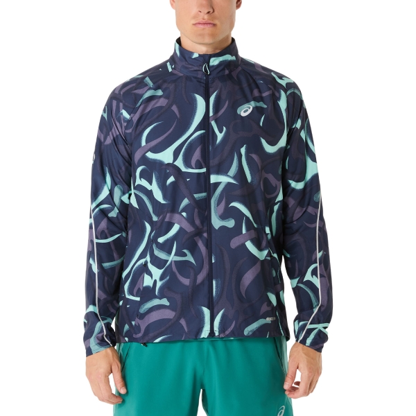 Giacca Running Uomo Asics Road LiteShow Giacca  Midnight 2011D096401