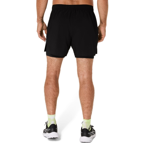 Asics Core 2 in 1 5in Pantaloncini - Performance Black