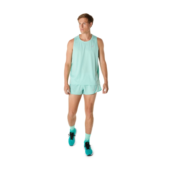 Asics Core Split Logo 2.5in Pantaloncini - Oasis Green