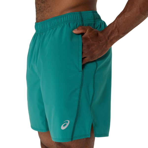Asics Icon Logo 7in Shorts - Rainy Lake