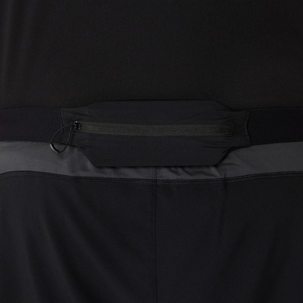 Asics Road Logo 2 in 1 5in Shorts - Performance Black/Graphite Grey