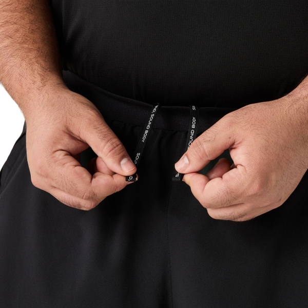 Asics Road Logo 2 in 1 5in Shorts - Performance Black/Graphite Grey