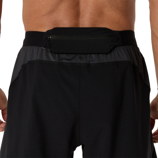 Asics Road Logo 2 in 1 7in Pantaloncini - Performance Black/Graphite Grey