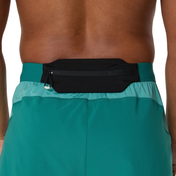 Asics Road Logo 5in Shorts - Rainy Lake/Light Teal