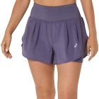 Asics Road 2 in 1 3.5in Shorts - Greyish Purple