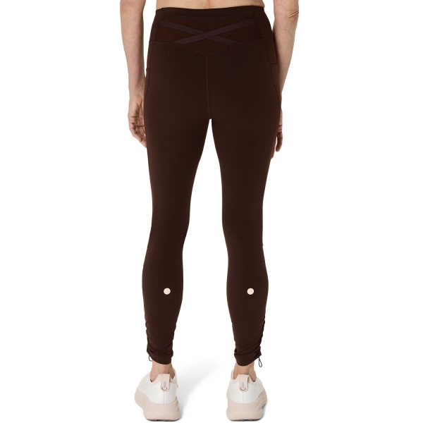 Asics Nagino Logo Tights - Coffee