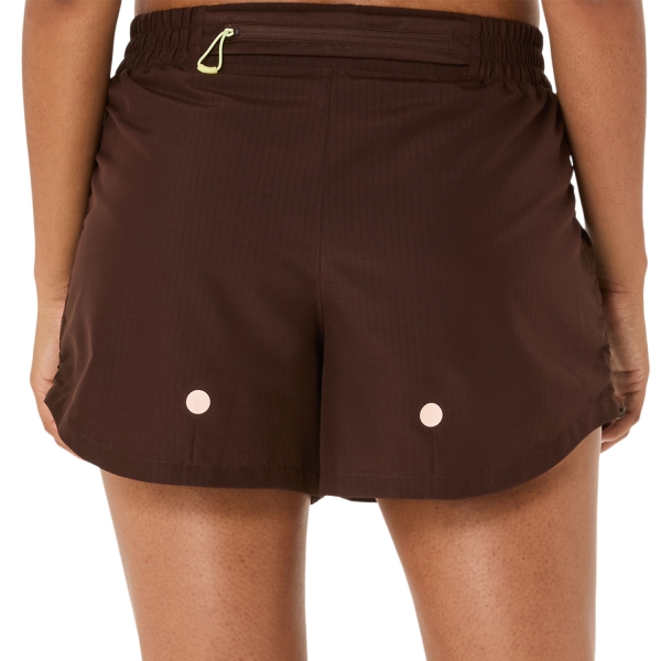 Asics Nagino 4in Pantaloncini - Coffee