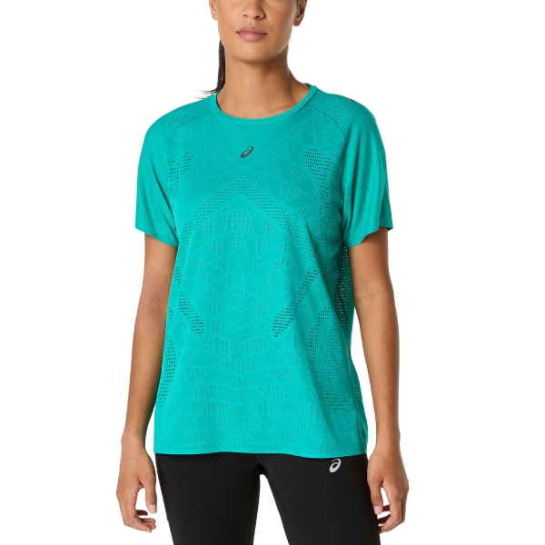 Camiseta Running Mujer Asics Meta Camiseta  Wave Teal 2012D223400