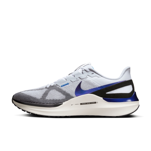 Nike Air Zoom Structure 25 - White/Photo Blue/Black/Sail