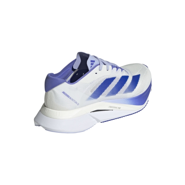 adidas adizero Boston 12 - FTWR White/Lucid Blue/Cobalt Blue