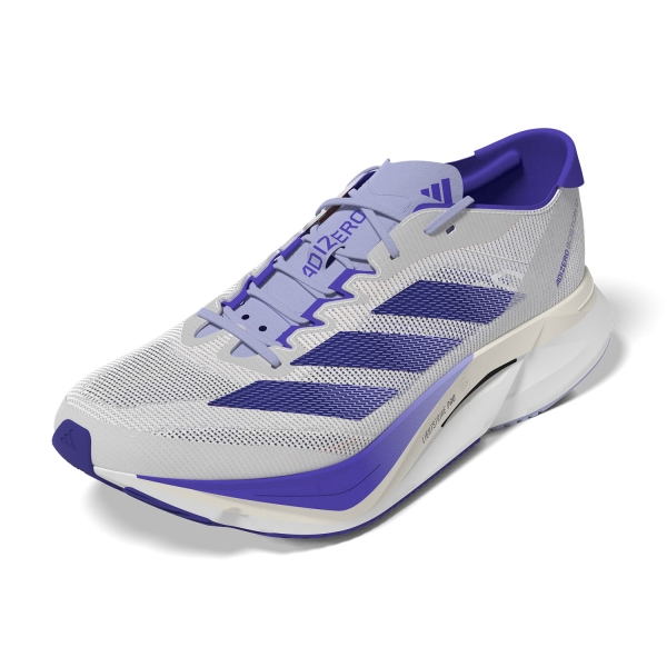 adidas adizero Boston 12 - FTWR White/Lucid Blue/Cobalt Blue