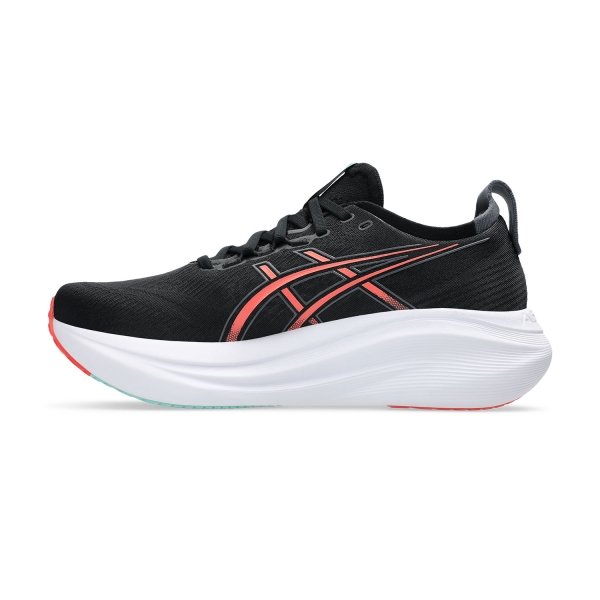 Asics Gel Nimbus 27 - Black/Coral Reef
