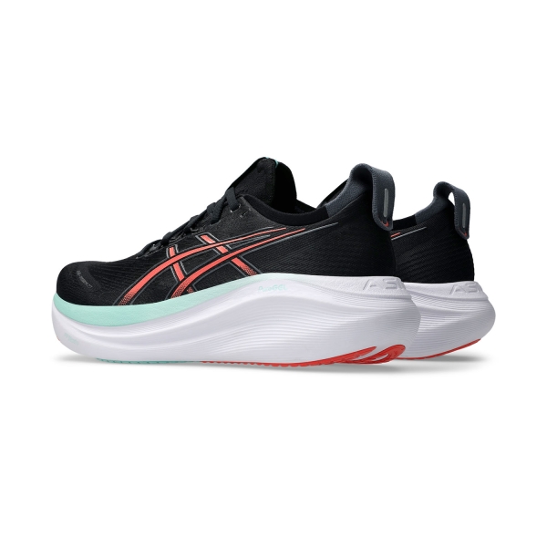 Asics Gel Nimbus 27 - Black/Coral Reef