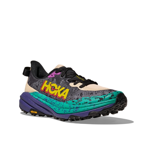 Hoka Speedgoat 6 - Oatmeal/Mountain Iris