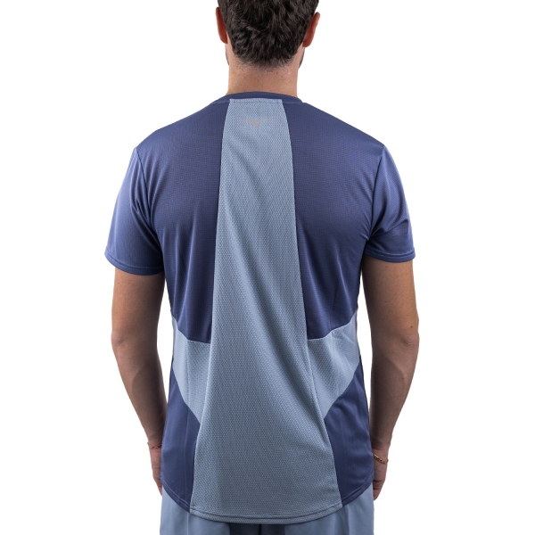 Mizuno Dryaeroflow Logo Camiseta - Vintage Indigo