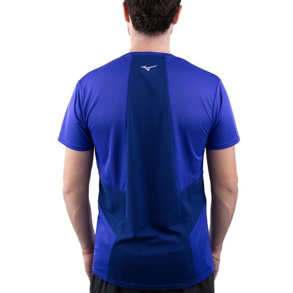 Mizuno Dryaeroflow Logo Maglietta - Reflexblue