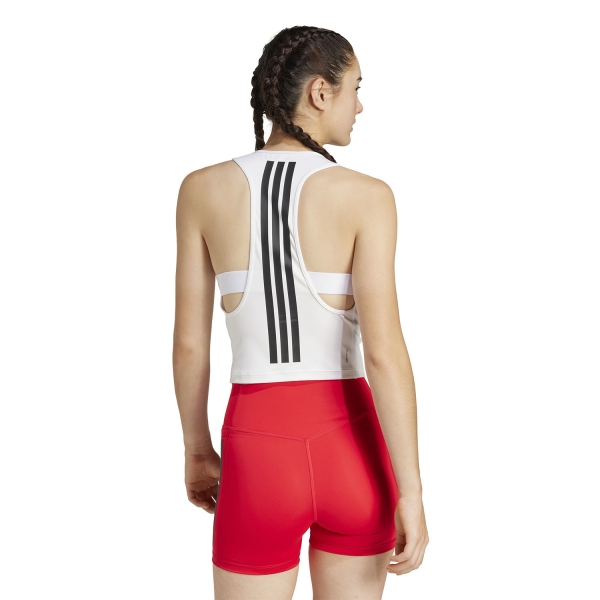 adidas Power 3 Stripes Top - White