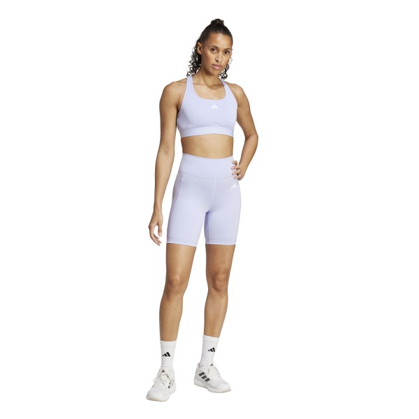 adidas Optime 7in Shorts - Violet Tone/White