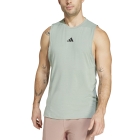 adidas D4T AEROREADY Tank - Silver Green