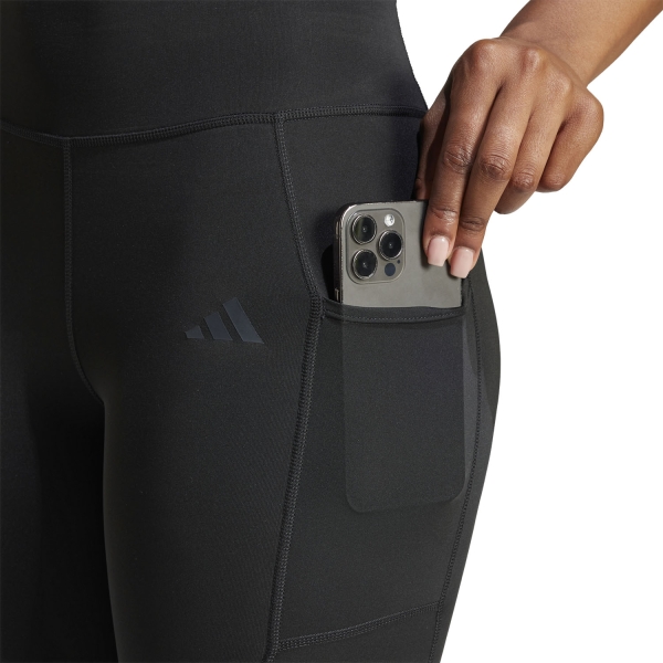 adidas Optime 3 Stripes Tights - Black