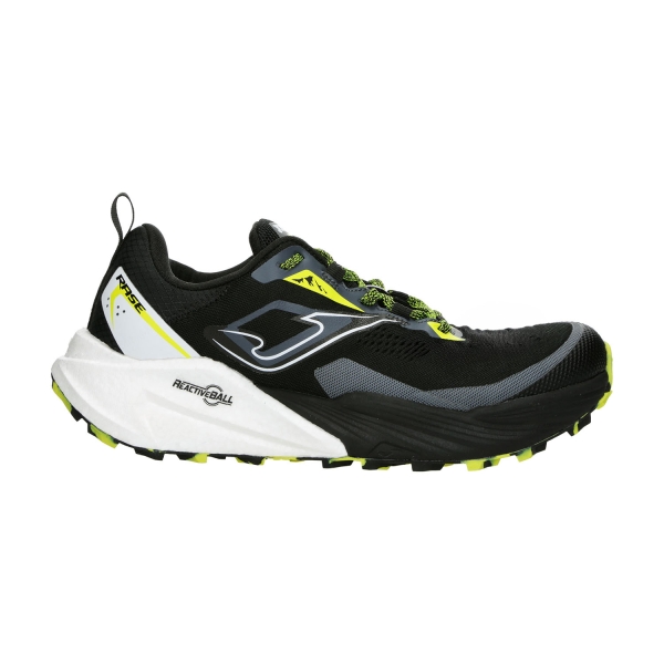 Zapatillas Trail Running Hombre Joma Rase  Black/White TKRASW2401