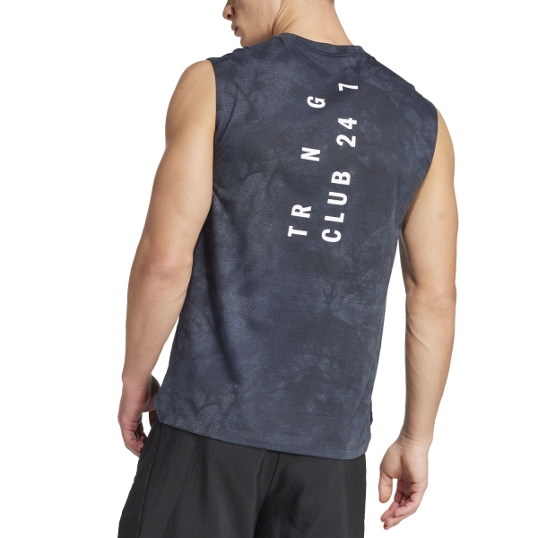 adidas Power AOP Tank - Aurora Ink/Black