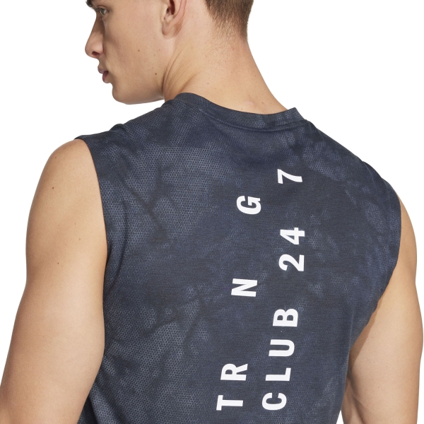 adidas Power AOP Tank - Aurora Ink/Black